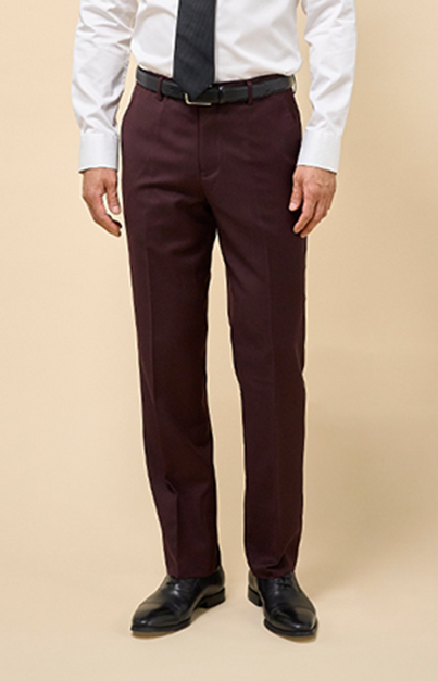 Burgundy Trousers